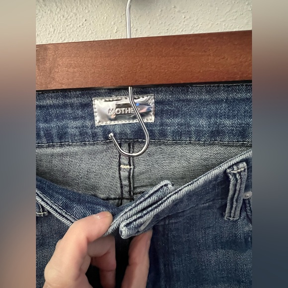 Mother The Looker Crop In Graffiti Girl Size 29 New - Picture 9 of 12